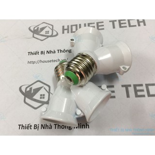 Chuyển đổi đui đèn 1 E27 sang 2 E27