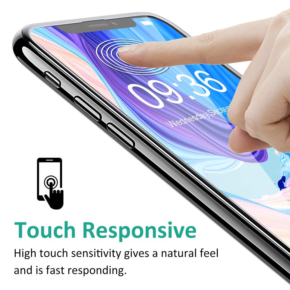 Jansin Kính Cường Lực Full Màn Siêu Bền Cho iPhone 15 15 Pro Max 14 14 Pro Max 13 13 Pro Max