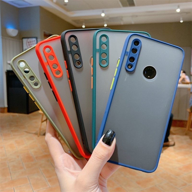 Ốp điện thoại mặt nhám chống sốc bảo vệ cho Huawei Y9 Prime 2019 Nova Y70 7i 5i Pro 3i