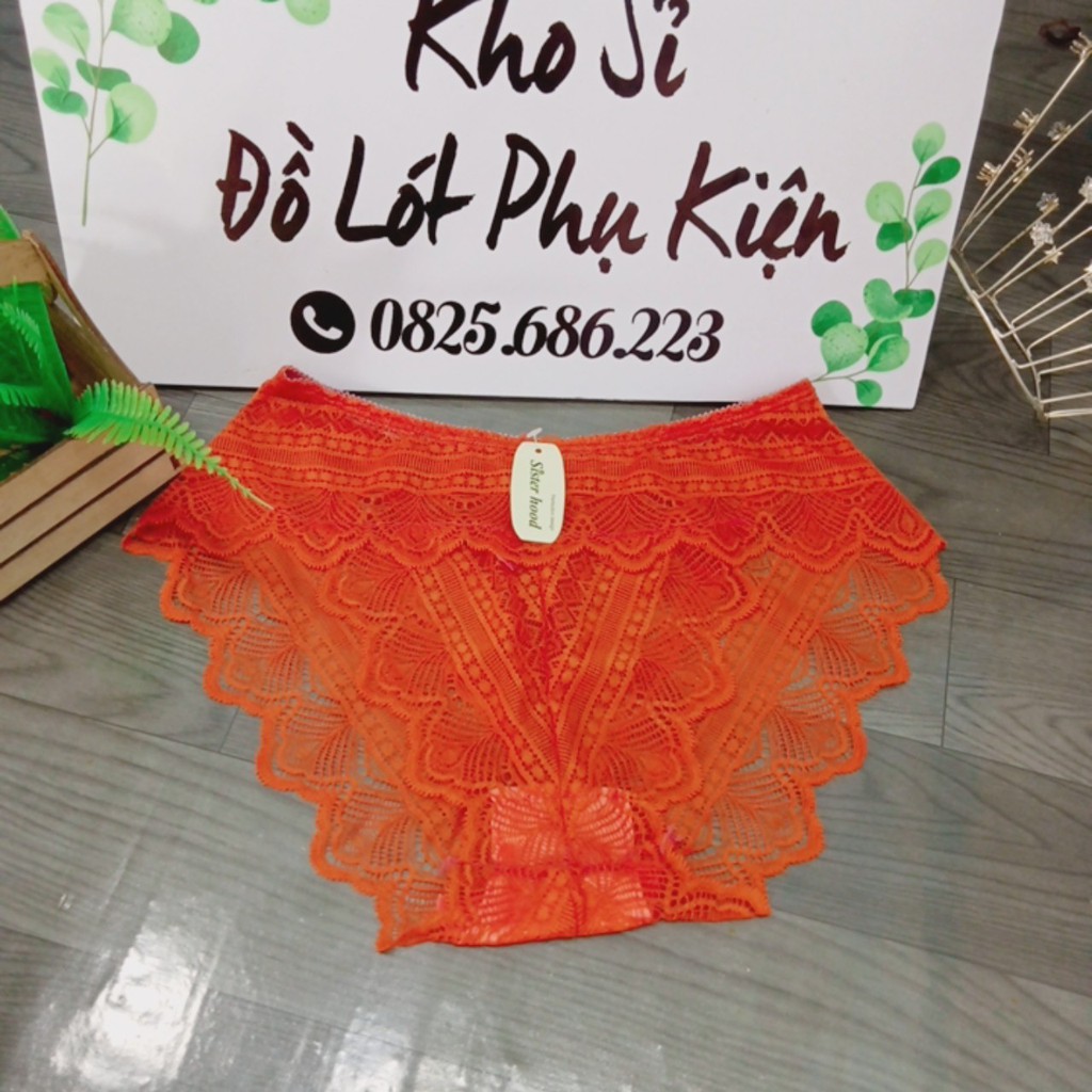 Quần Lót Ren Gợi Cảm Sexy Kháng Khuẩn Siêu Mỏng Xuyên Thấu Nhiều Màu | BigBuy360 - bigbuy360.vn