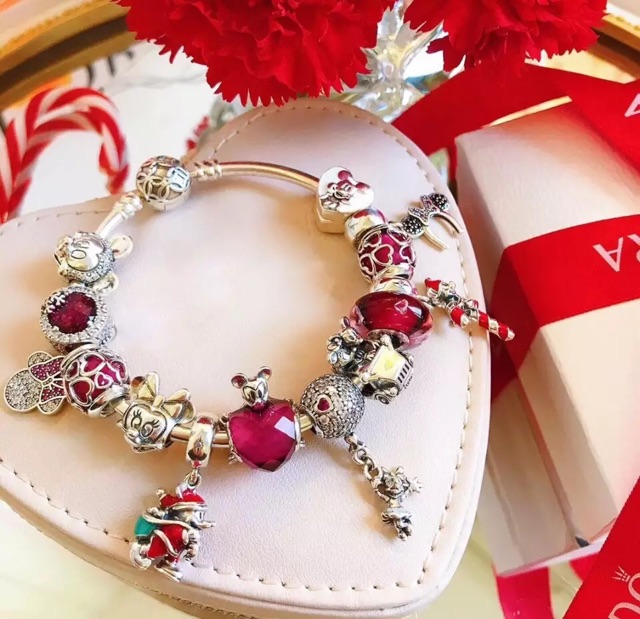 Bộ sưu tập charm Disney nhiều mẫu bạc 925