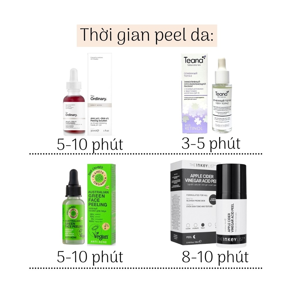 Tẩy da chết hoá học Peel da Planeta organic