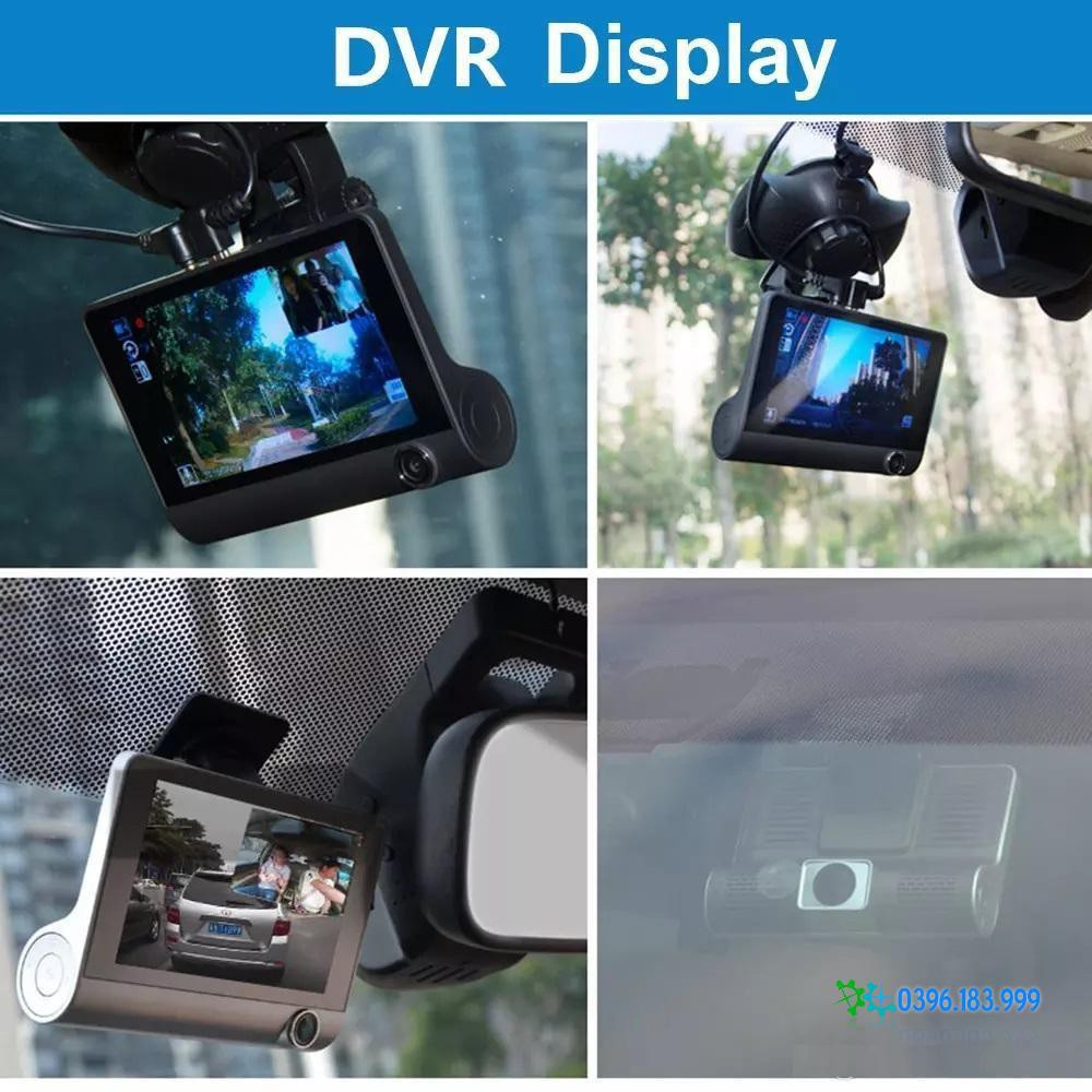 Camera hành trình 4K tiêu chuẩn màn 4 Inch Full HD 1080 ĐẲNG CẤP XE HƠI TẶNG KHĂN LAU XE CAO CẤP