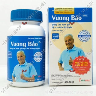 Viên uống Vương Bảo lọ 80 viên – dành cho nam giới bị u xơ tiền liệt tuyến