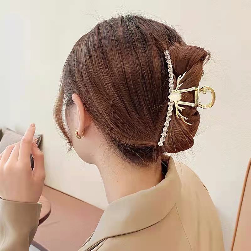 Kẹp tóc kim loại kiểu dáng sang chảnh - UniLabel