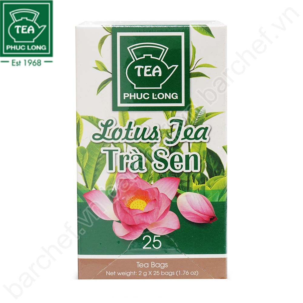 Trà Xanh Hoa Sen Túi Lọc Phúc Long 50g