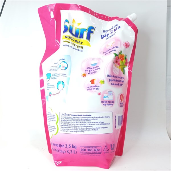 Nước giặt Surf 5.5kg - Hương cỏ hoa diệu kỳ