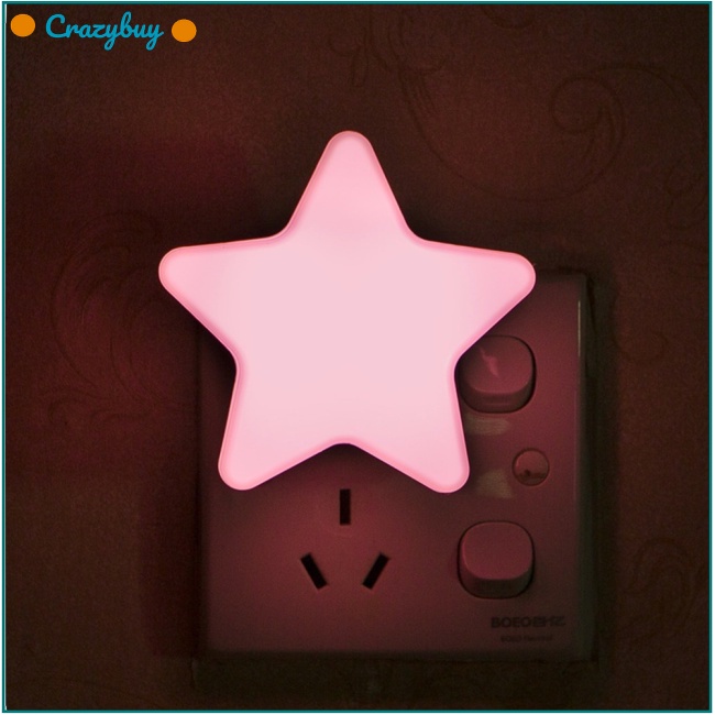 Cr Đèn Ngủ Led Cảm Ứng Hình Ngôi Sao Mini Cho Phòng Ngủ Của Bé
