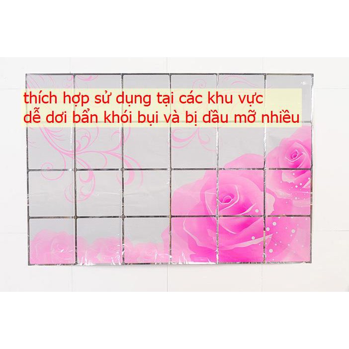 Decal dán bếp 60x90cm tráng nhôm - GIAO NGẪU NHIÊN