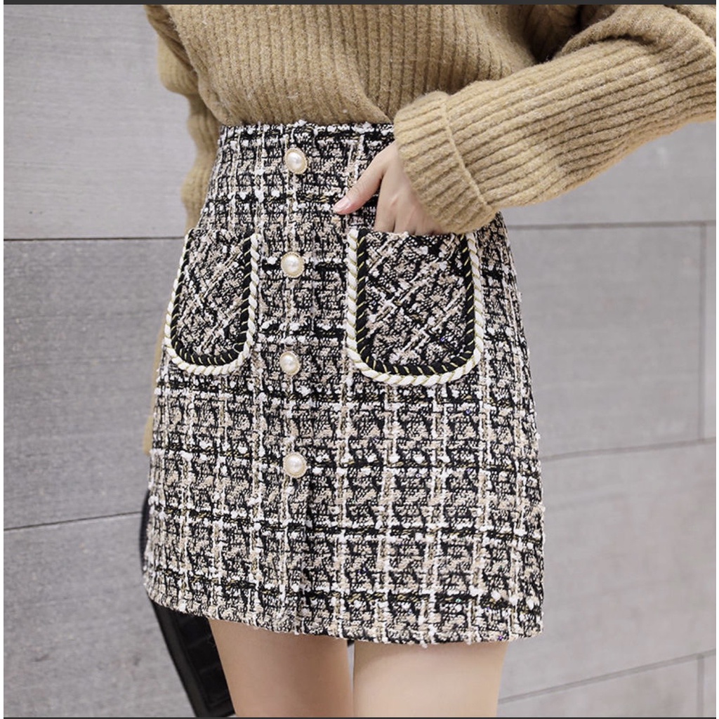 Chân váy chữ A chất dạ nhung hàng quảng châu cao cấp PANOSI | BigBuy360 - bigbuy360.vn