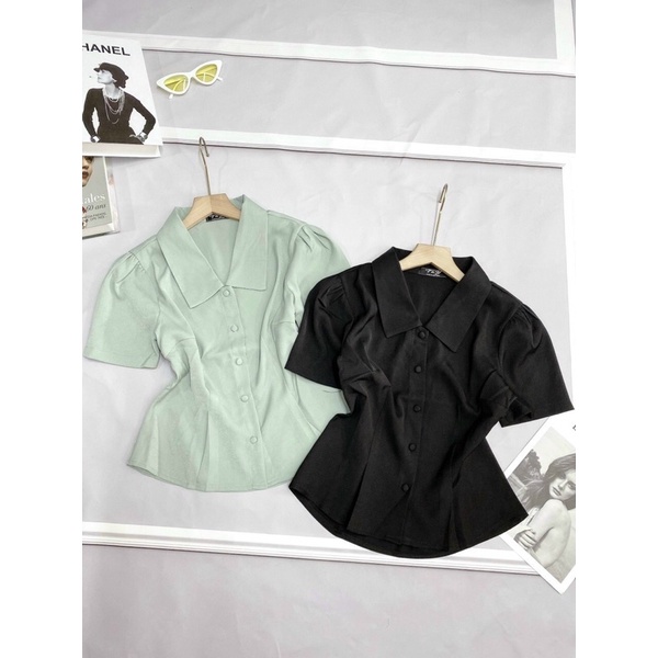 ÁO KIỂU THIẾT KẾ FORM NGẮN