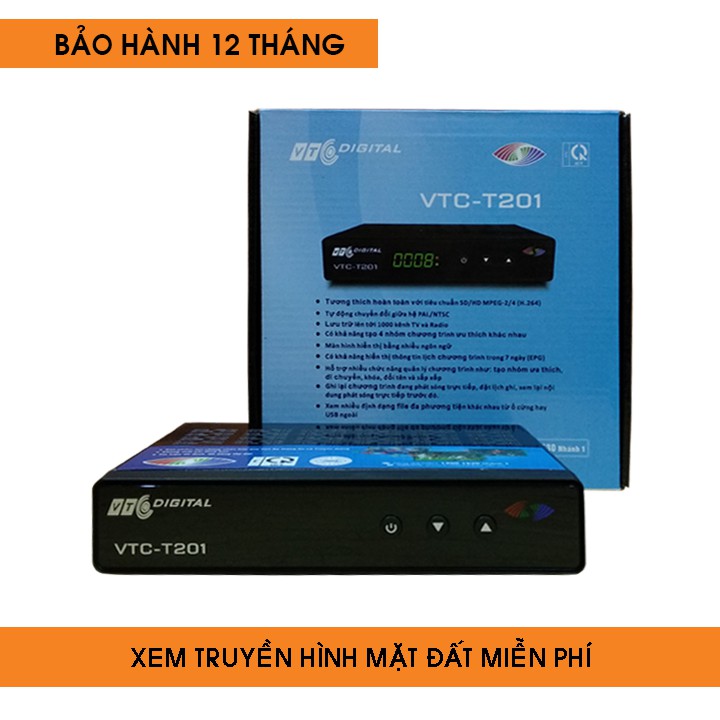 Đầu thu truyền hình DVB T2 VTC-T201