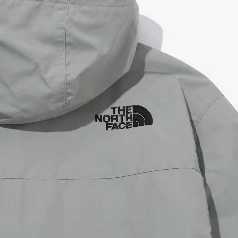 Áo Khoác Chống Gió Thêu Logo The North Face Chính Hãng Có Khóa Kéo Thời Trang Cho Nam Và Nữ