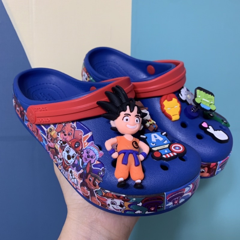 [Có sẵn] Dép sục band kid cho bé trai hình chó cứu hộ
