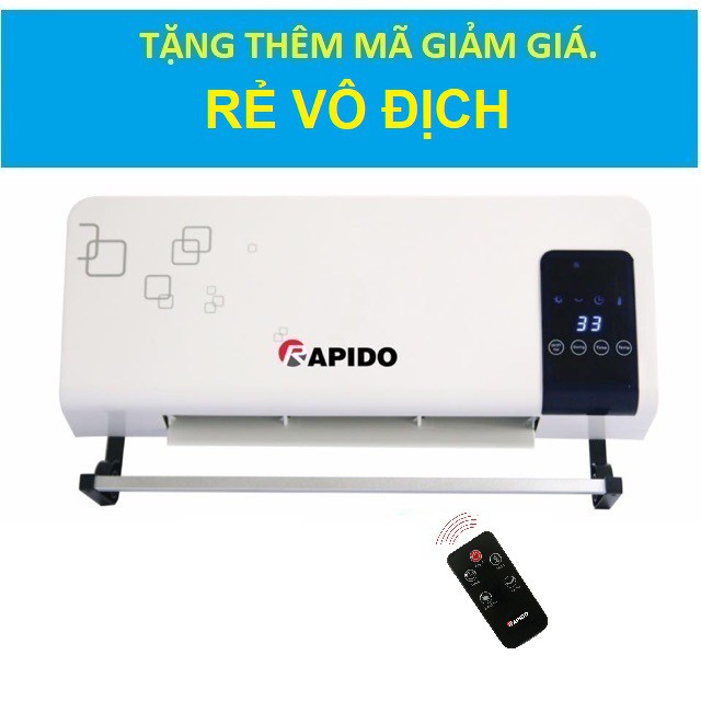 Máy sưởi gốm Rapido RCH2000-D