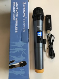 [SALE 10%] Micro karaoke không dây V12 có LCD
