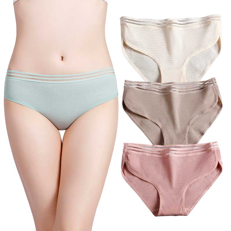 Women Winter Cotton Panties Soft Comfort Seamless Briefs L-XXL Plus Size Underwear