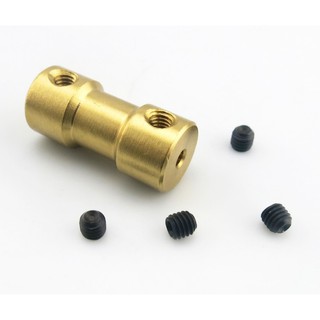 [rcvietnam]] Khớp nối cứng motor các loại chất liệu đồng (1 trục + 4 ốc vít)