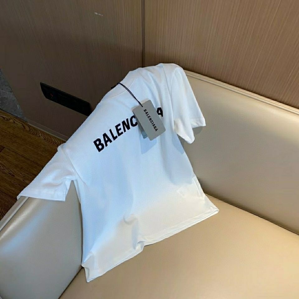 Áo Thun Cotton Ngắn Tay In Chữ  Cá Tính Thời Trang Cho Nam Nữ