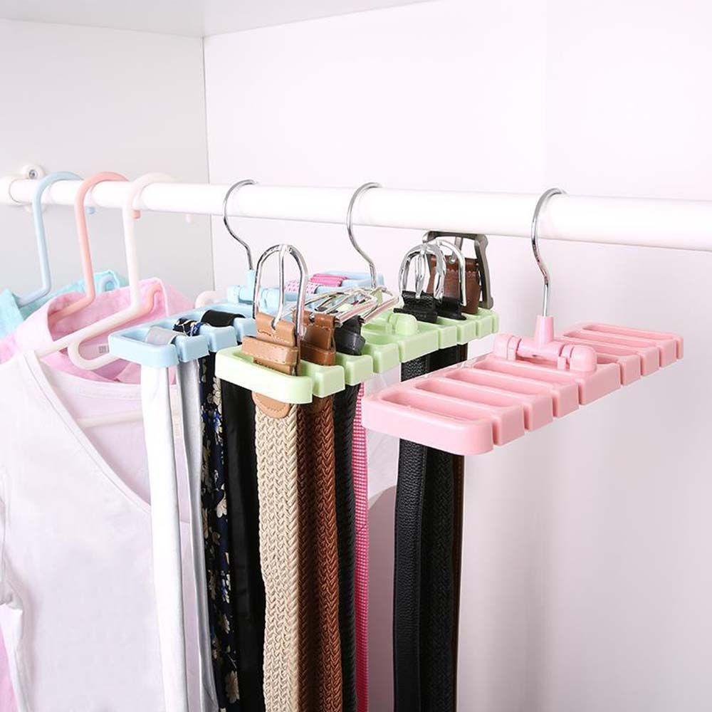 PATRICIA Giá Đỡ Cà Vạt / Thắt Lưng Bằng Nhựa Đa Năng Sắp Xếp Gọn