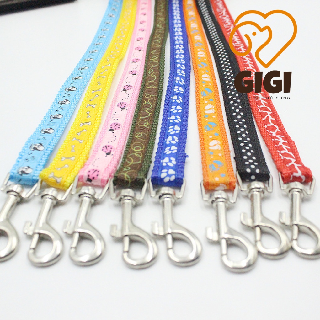 Dây dắt thú cưng dạng yếm loại dày vải bò nhiều màu giá rẻ phụ kiện cho thú cưng chó mèo dùng khi đi dạo - GiGi Pet Shop