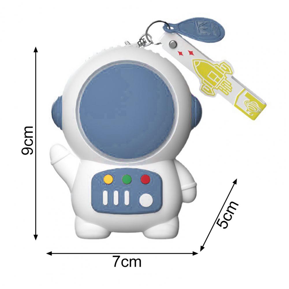 Quạt cầm tay mini không cánh hình phi hành gia dễ thương sạc lại bằng cáp USB