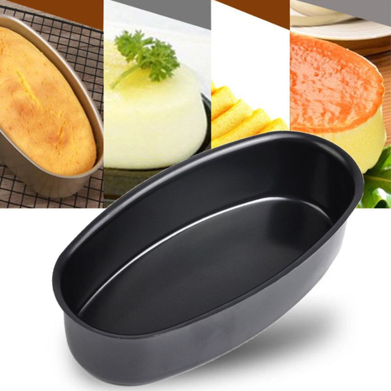 Khuôn Làm Bánh Chống Dính Hình Oval 9 Inch