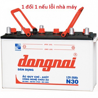Ắc quy Đồng Nai Nước N30 (12V-30AH)