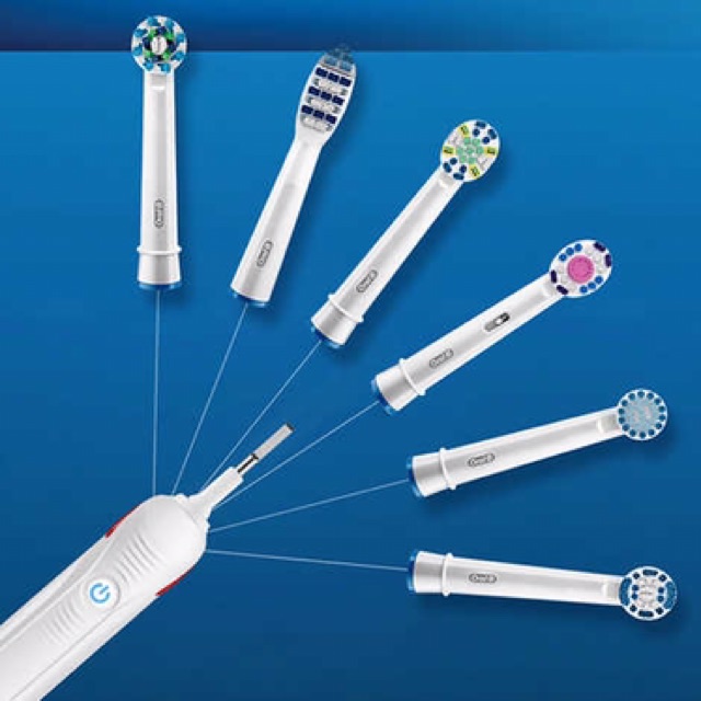 [Có Sẵn Bộ đôi bàn chải răng điện từ USA, Oral-B Advance Clean Twin pack Rechargeable Tôthbrush (bill Mỹ)