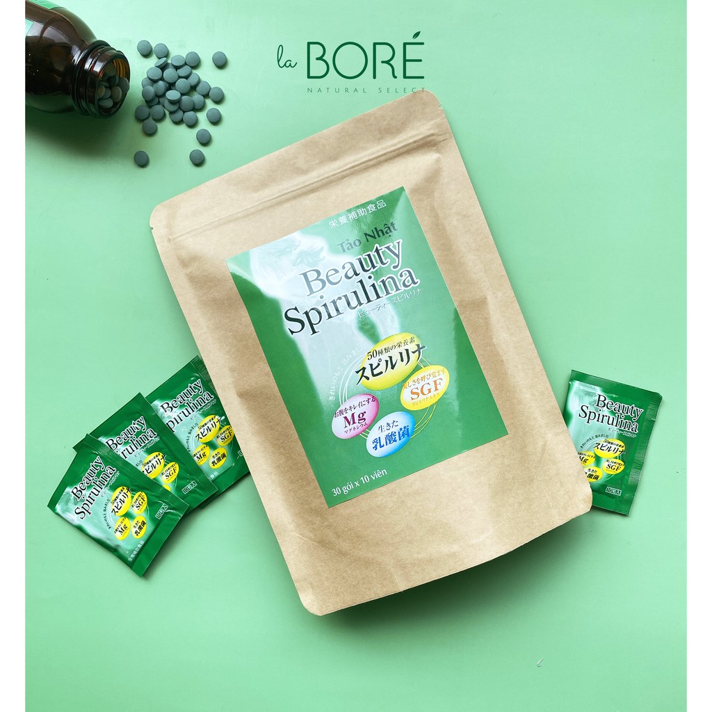 [CHÍNH HÃNG] Tảo Beauty Spirulina dạng gói