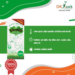 Nước tắm thảo dược cho bé elemis 500ml - dk pharma