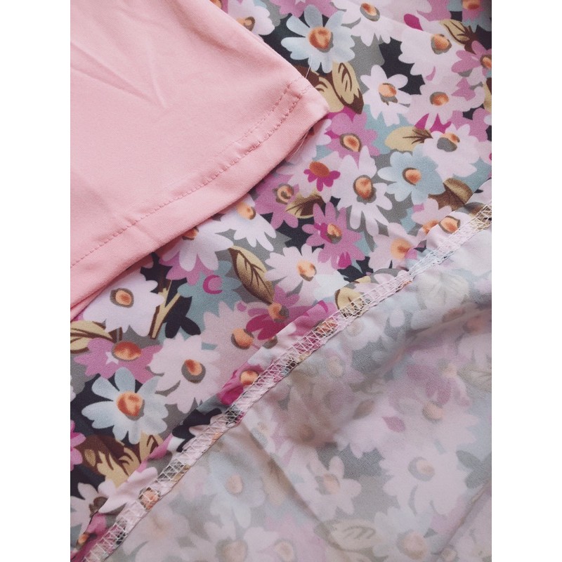 (Sẵn hàng Quảng Châu đủ size) Set áo phông + chân váy hoa | BigBuy360 - bigbuy360.vn