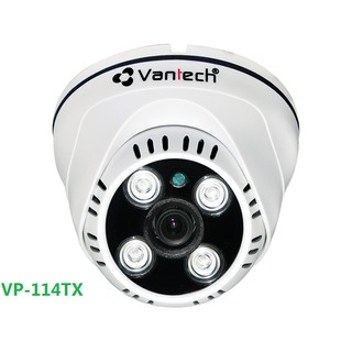 Camera AHD Dome hồng ngoại Vantech VP-114AX - 2MP
