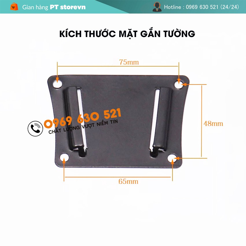 [ Siêu Sát Tường ] Giá Treo Màn Hình 14 - 27 Inch Sát Tường 1 Cm - Model: N2 - Lắp đặt đơn giản