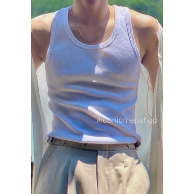 Áo ba lỗ thun gân ,form body tôn dáng