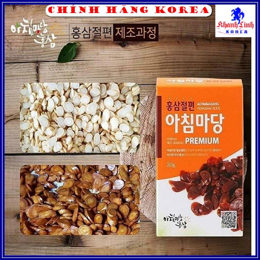 Hồng Sâm Thái Lát Tẩm Mật Ong Hàn Quốc Achimmadang, Hộp 200gr