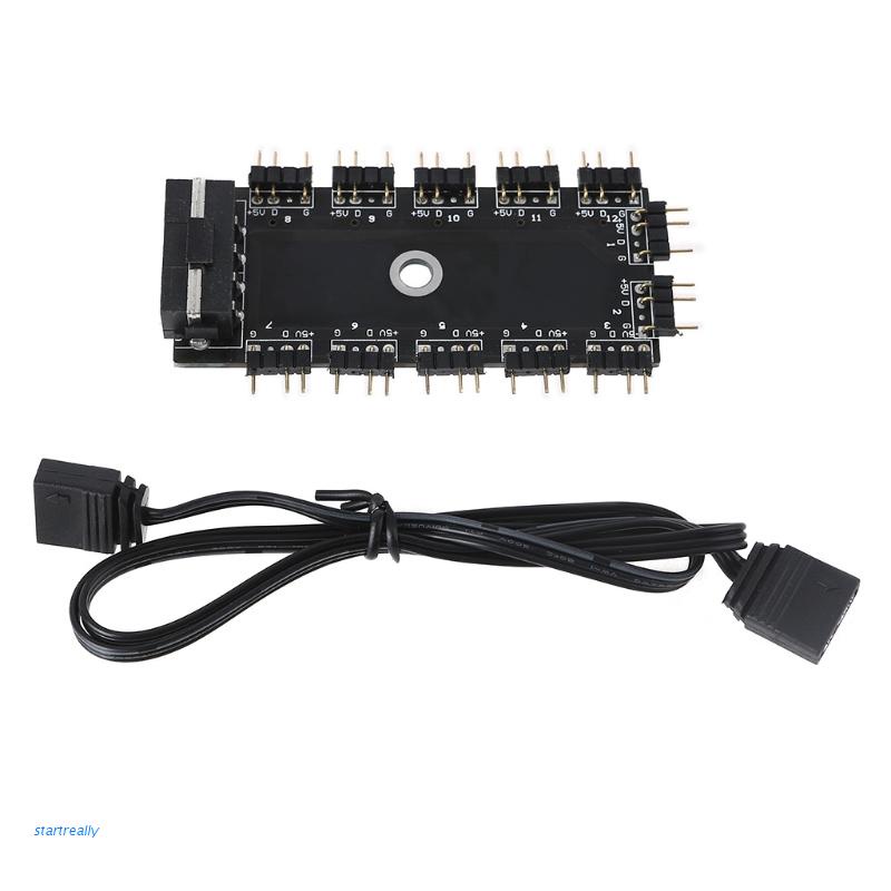 Dây Cáp Chia Cổng Nguồn 5v 3 Pin 4 Pin Argb Rgbw Cho Quạt Đèn Led Rgbw