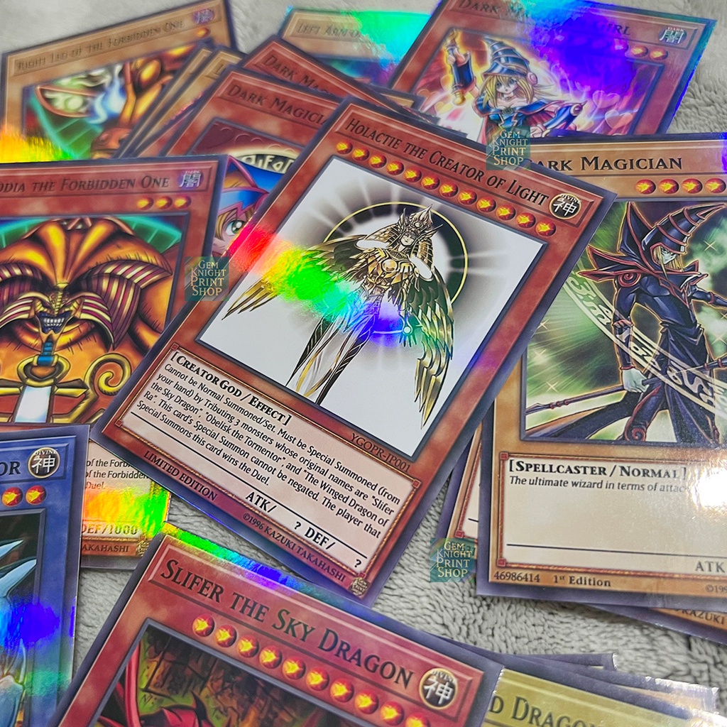 Bộ bài Yugioh - Combo 3 Vị Thần - God Pack Rainbow Foil
