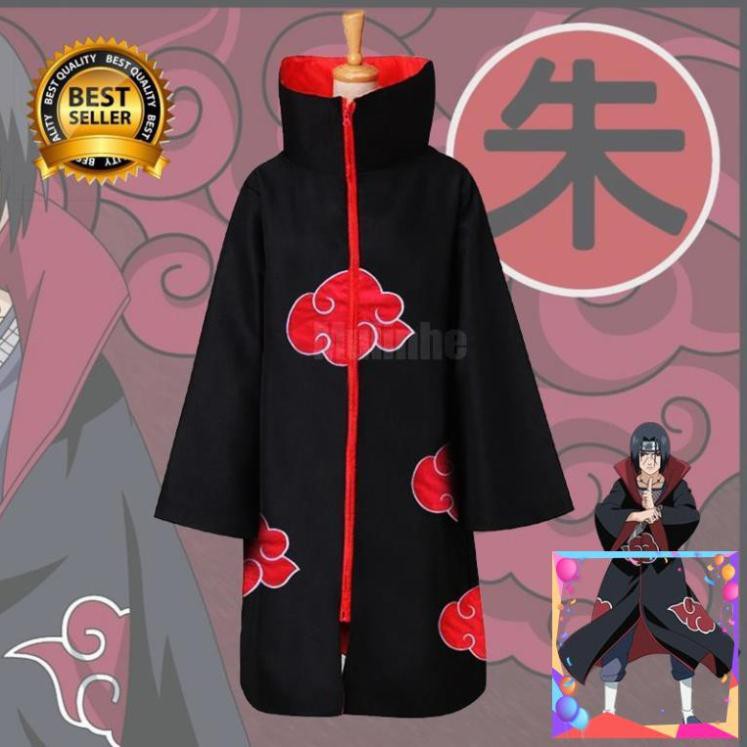 [SUPER] HÀNG CÓ SẴN CAO CẤP- Áo choàng cosplay akatsuki itachi phim Naruto cực chất mẫu siêu HOT