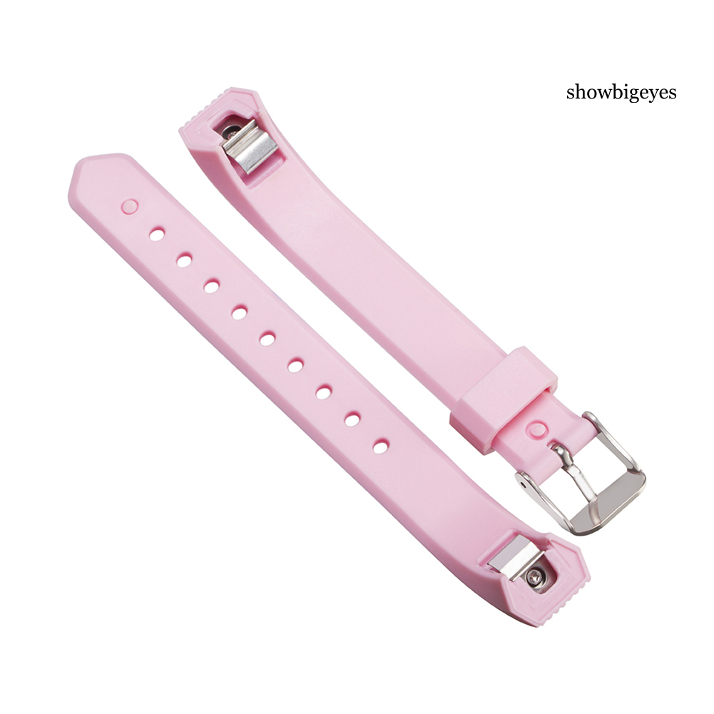 Dây Đeo Thay Thế Chất Liệu Silicon Màu Trơn Cho Fitbit Alta / Alta Hr