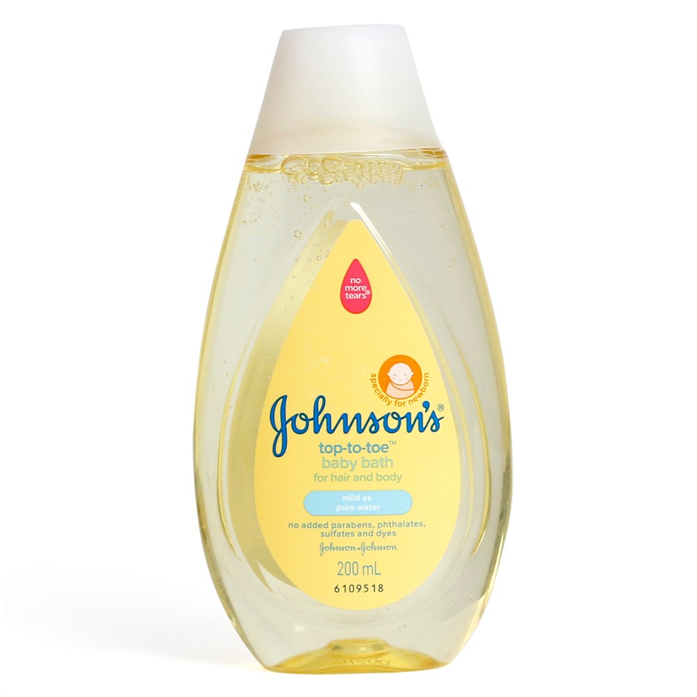 Sữa tắm gội toàn thân mẫu mới Johnson's TOP TO TOE 500ml