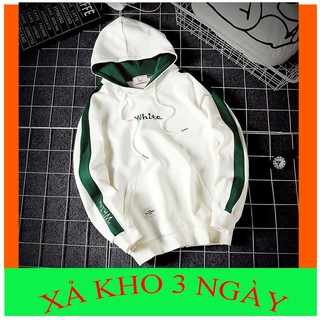Áo Hoddies white trắng Nam Nữ cực đẹp