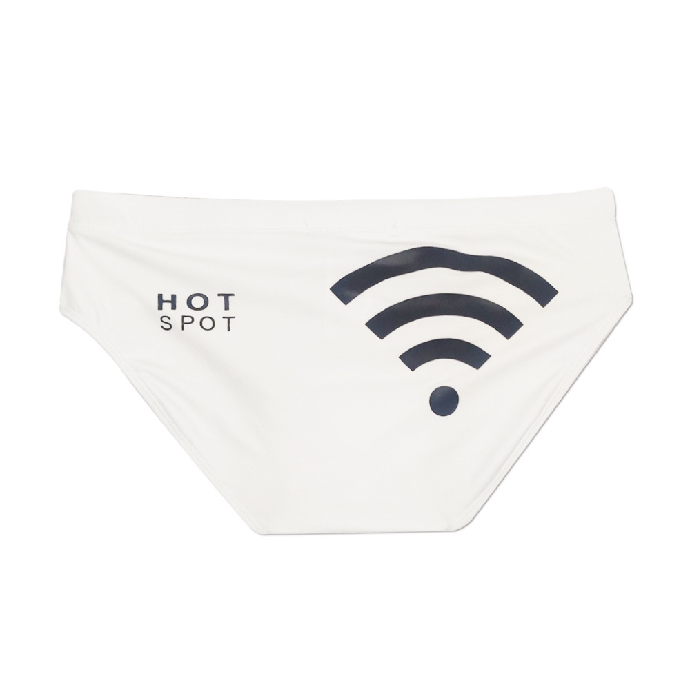[GYMen]  Quần Bơi sexy áo tắm Hai Lớp In Họa Tiết Phong Cách Âu Mỹ Quyến Rũ Cho Nam lửng thể thao Đồ bơi nam