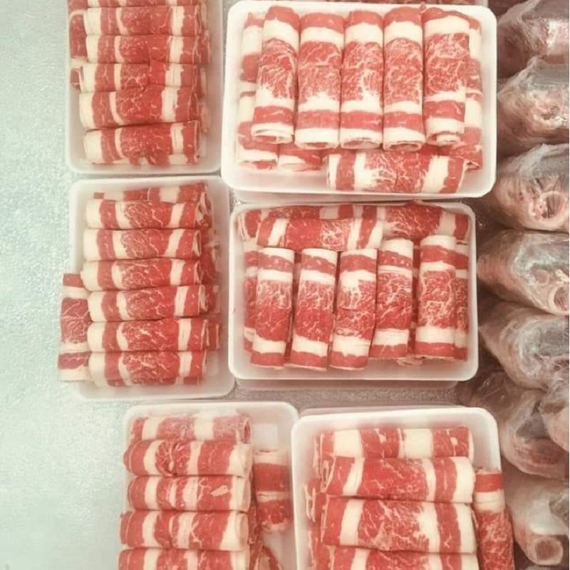Ba chỉ bò mỹ 500gr thả lẩu cuộn ngon (sỉ-lẻ) | BigBuy360 - bigbuy360.vn