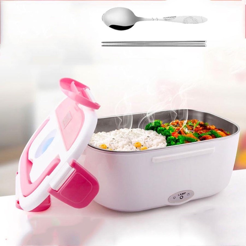 CẶP LỒNG CẮM ĐIỆN HỘP CƠM HÂM NÓNG KHAY INOX