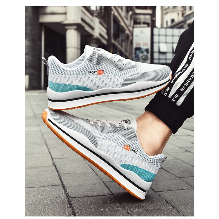 Giày thể thao nam Sneaker, kiểu dáng thể thao, phù hợp với đi làm, đi chơi, thoáng khí, hút mồ hoi chân | BigBuy360 - bigbuy360.vn