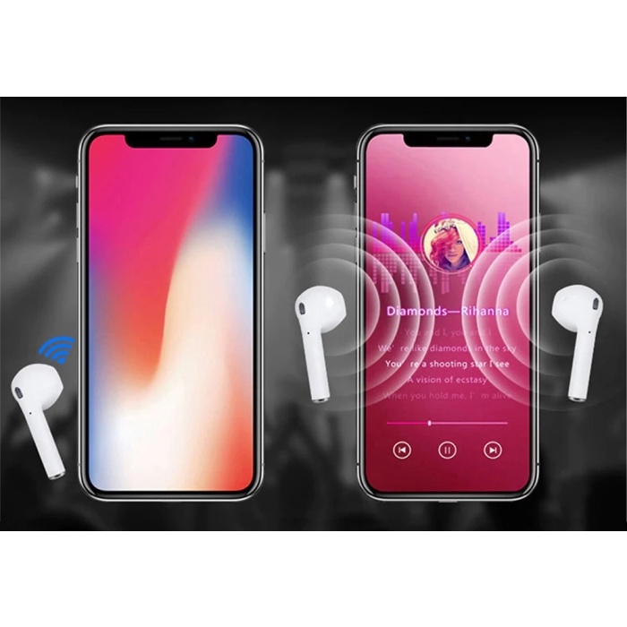 Tai nghe không dây Bluetooth V11 công nghệ Bluetooth 5.0 cho âm thanh hay, kết nối ổn định, tai nghe rất đẹp