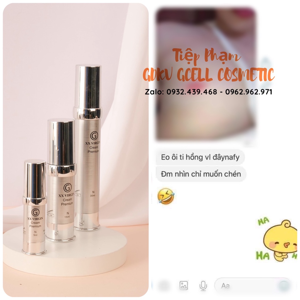 Kem Làm Hồng Nhũ Hoa và Bikini XXvirgin Gcell Hàn Quốc 30ml