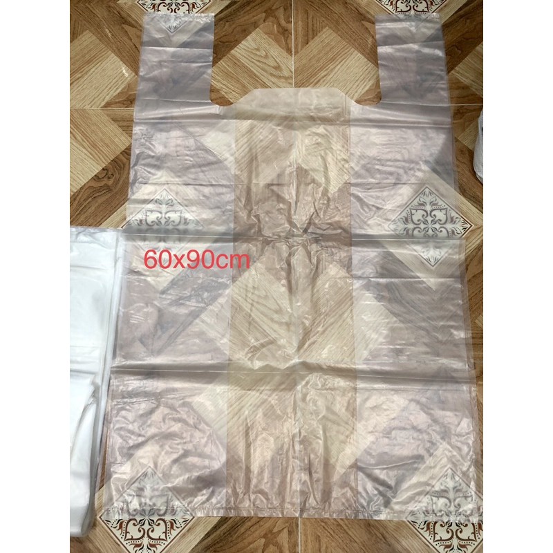1KG - TÚI XỐP 2 QUAI TRẮNG ZIN-GAI LOẠI 1