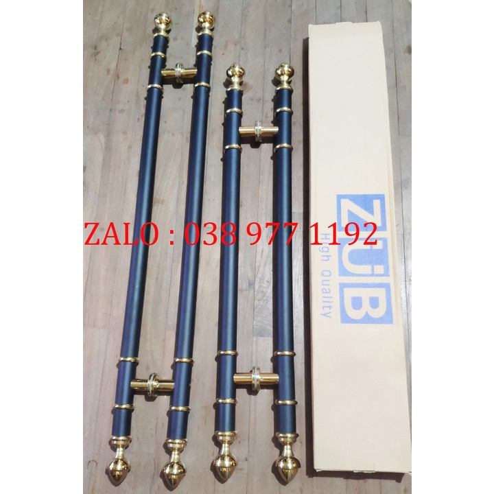 Tay nắm cửa thủy lực, tay nắm cửa kính cường lực,Lan Can Mẫu Sen Vàng Màu Cafe và Đen inox chính hãng, chất lượng